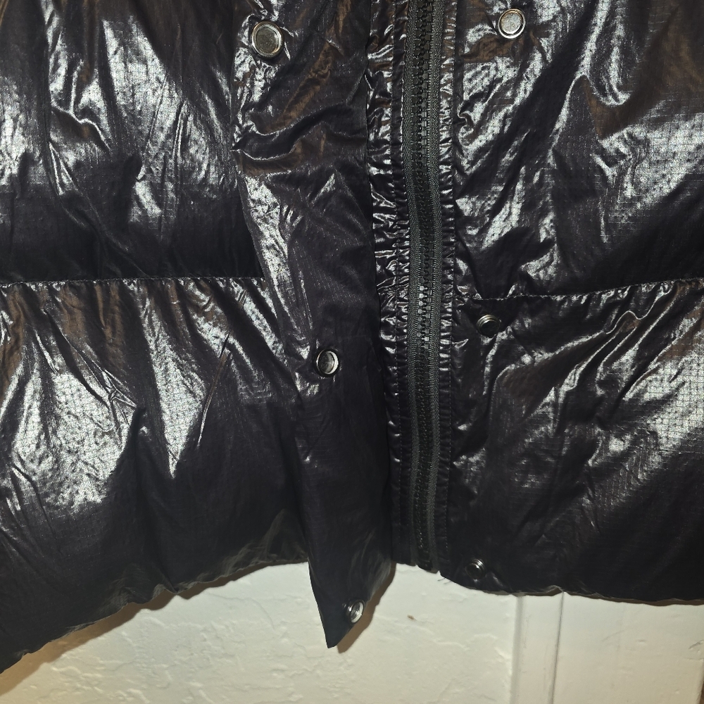 Oval Square Down Black Puffer Jacket - image 7